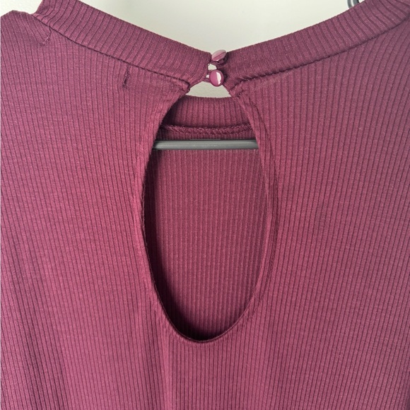 Love, Fire Ribbed Mockneck Skater Dress - Picture 9 of 10